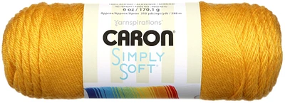 Caron Simply Soft Solids Yarn-Gold