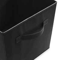 Casafield Set of Collapsible Fabric Cube Storage Bins - 11" Foldable Cloth Baskets for Shelves