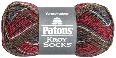 Patons Kroy Socks Yarn-Grey Brown Marl