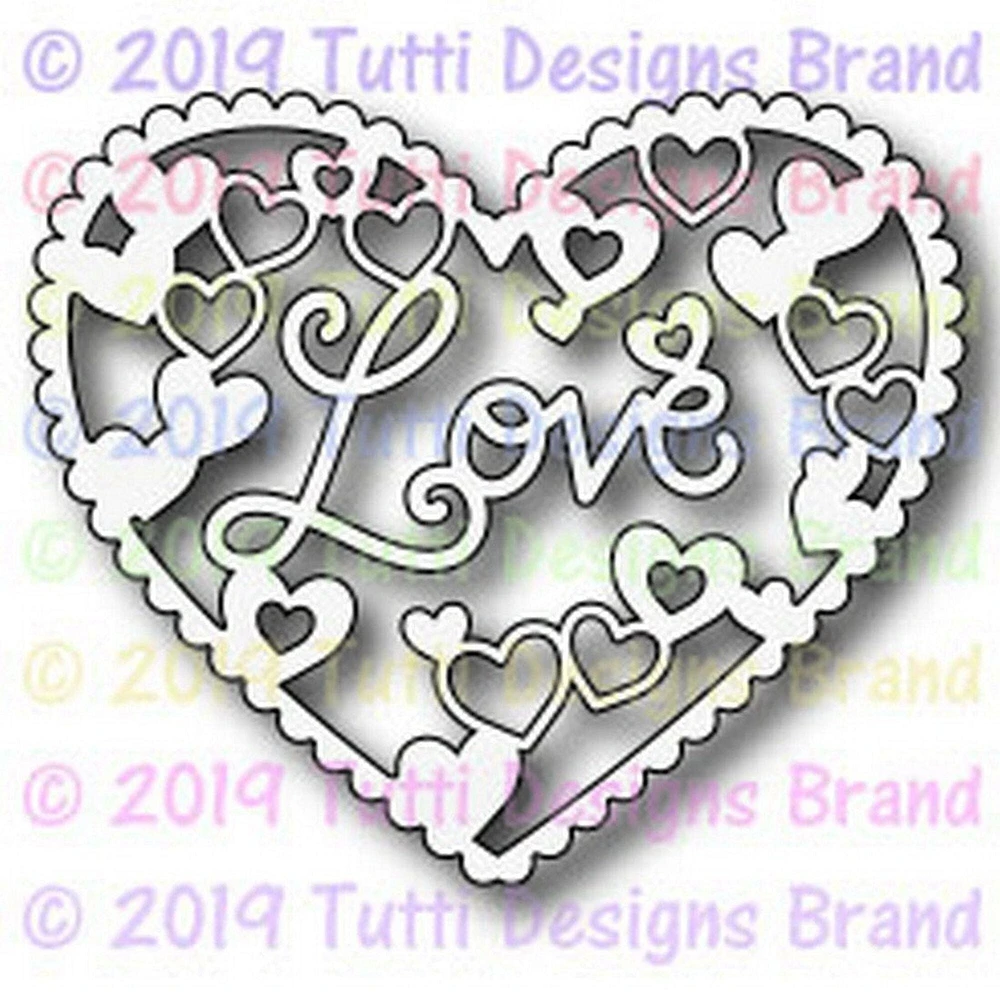 Tutti Designs  - Dies - Love Script Heart