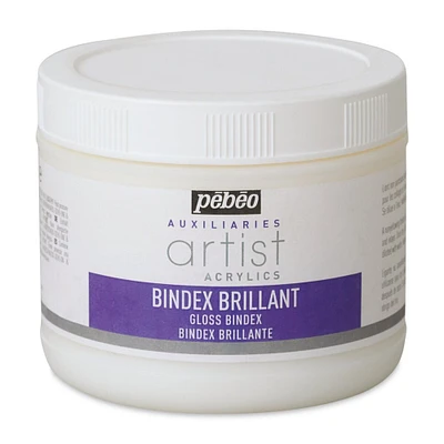 Pebeo Bindex Brilliant - Gloss Medium, 500 ml Jar