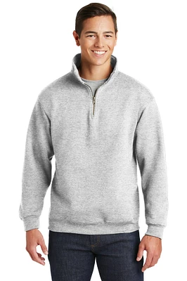 JERZEES - Super Sweats 1/4-Zip Sweatshirt with Cadet Collar | 9.5-Ounce, 50/50 Cotton/poly Pill-Resistant Fleece | Elevate Your Style with Our Sweatshirt, Featuring a Sleek Cadet Collar for a Cozy and Fashionable Statement