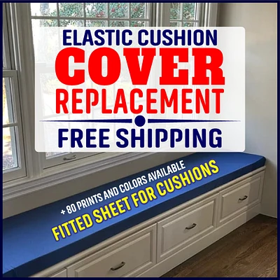 Custom Elastic fitted cushion covers and mattress cover
