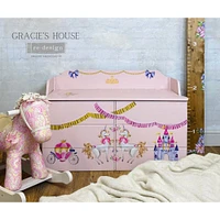 Redesign With Prima Decor Transfers - Baby Girl - total sheet size 24"x 35" , cut into 3 sheets 655350656409