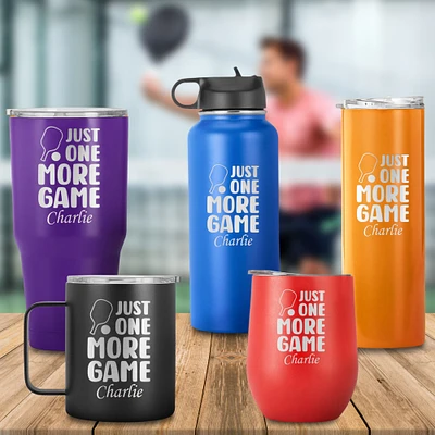 Personalized Just one More Game Tumbler for Gaming Passion Person, Sports Lover, Men, Women, Girl, boy