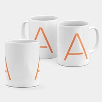 Monogram Letter 11oz Mug XX