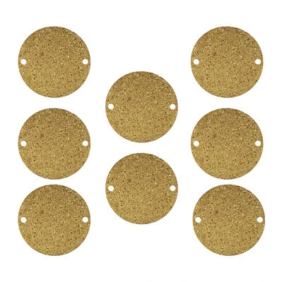 John Bead 20mm Circle with 2 Holes Beadwork Pendants
