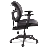 Safco Alday Intensive-Use Chair, Supports up to 500 lbs., Black Seat/Black Back, Black Base