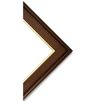 Blick Simplon Frame with Liner - 9" x 12" x 5/16", Walnut/Gold