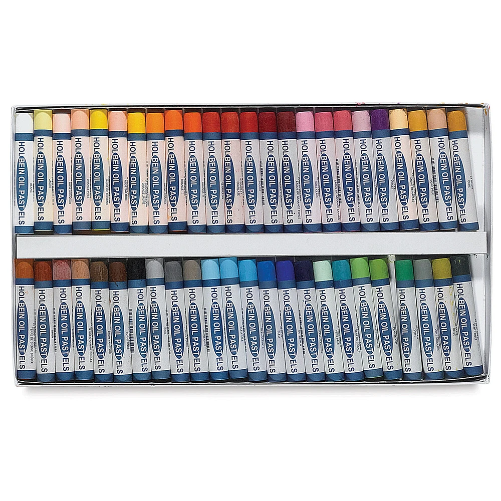 Holbein Academic Oil Pastel Set - Assorted Colors, Set of 48