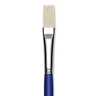 Blick Scholastic White Bristle Brush - Flat, Size 18