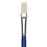 Blick Scholastic White Bristle Brush - Flat, Size 18