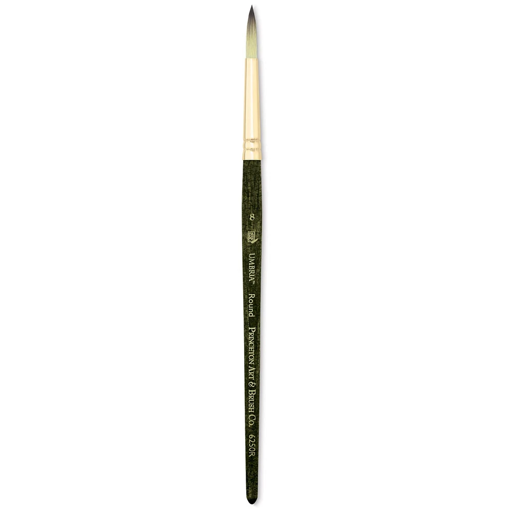 Princeton Umbria Brush - Round, Short Handle, Size 8