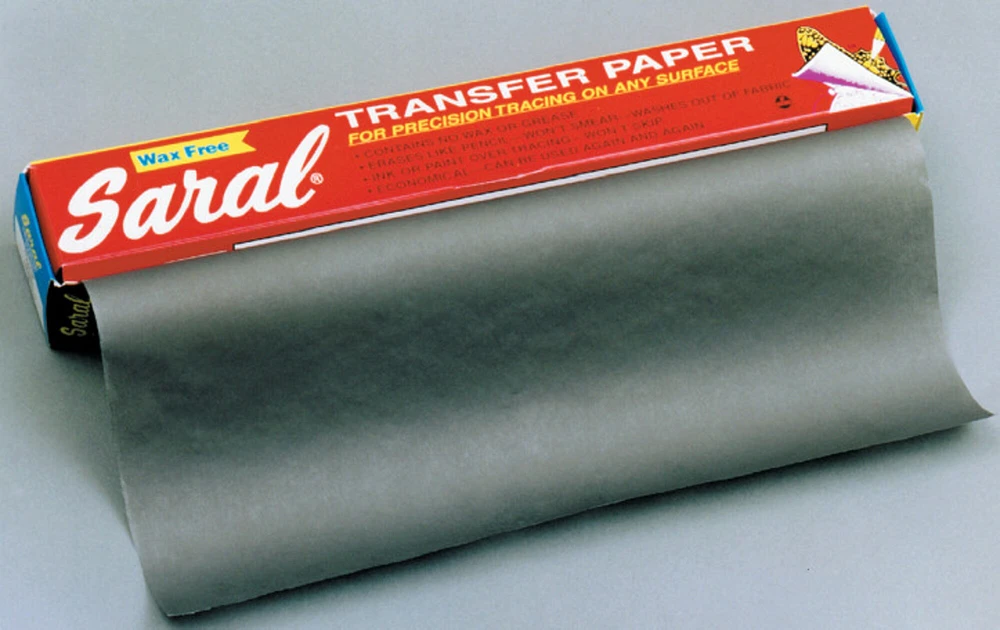 Saral Transfer Paper, Graphite Black, 12" x 12 ft. Roll