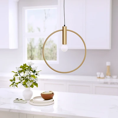 Zuo Modern Irenza Ceiling Lamp Brass