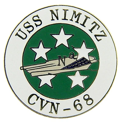 U.S. Navy USS Nimitz CVN-68 Pin 1"