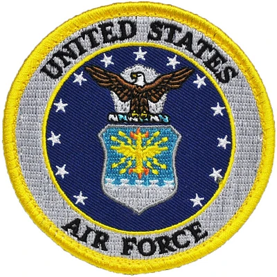 EagleEmblems PM0002V Patch-USAF Emblem (03v) (Velcro) (3-1/16")