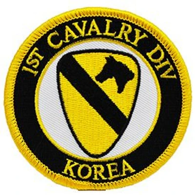 U.S. Army 1st Cavalry Division Korean Service Patch 3"