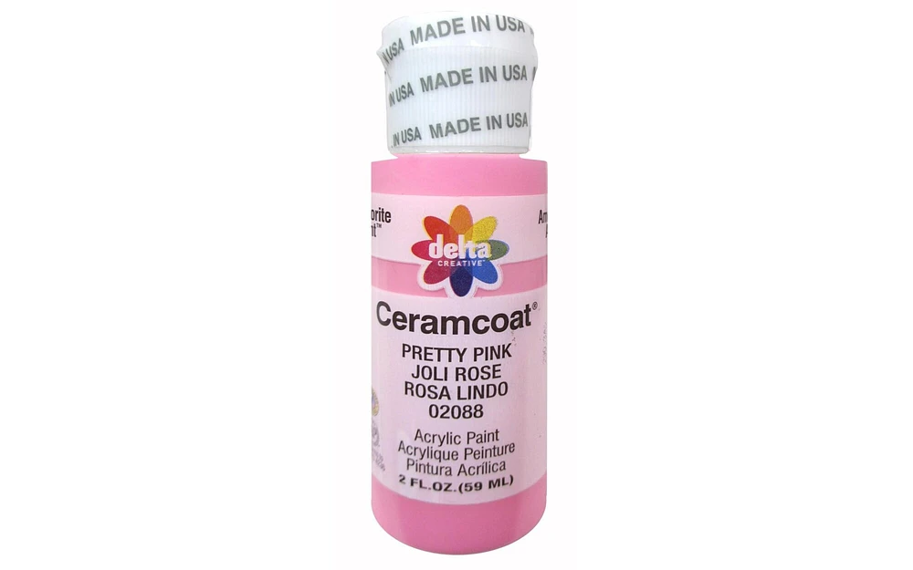 Delta Ceramcoat Acrylic 2oz Pretty Pink