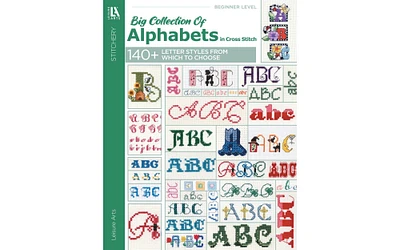 Leisure Arts A Big Collection Of Alphabets Book, Cross Stitch Alphabet Pattern Books, Cross Stitch Letters Bible, Alphabet Cross Stitch Kits, Cross Stitch Letter Patterns