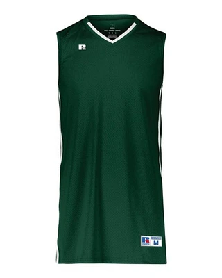 Russell Athletic - Legacy V-Neck Basketball Jersey 92/8 nylon/spandex | Game with our versatile V-neck basketball tee