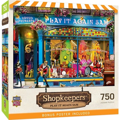 MasterPieces Shopkeepers - Play It Again Sam 750 Piece Puzzle