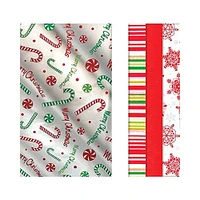 Candy Canes, Stripes & Solid Colors Tissue Party Gift Wrap