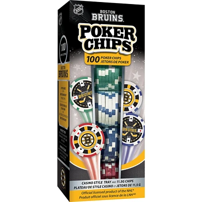 MasterPieces Boston Bruins 100 Piece Poker Chips