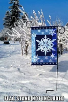 Cool Snowflakes Decorative Winter Flag