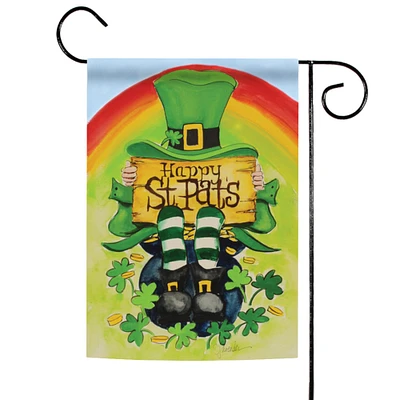 Happy Saint Pat's Decorative St Patricks Day Flag