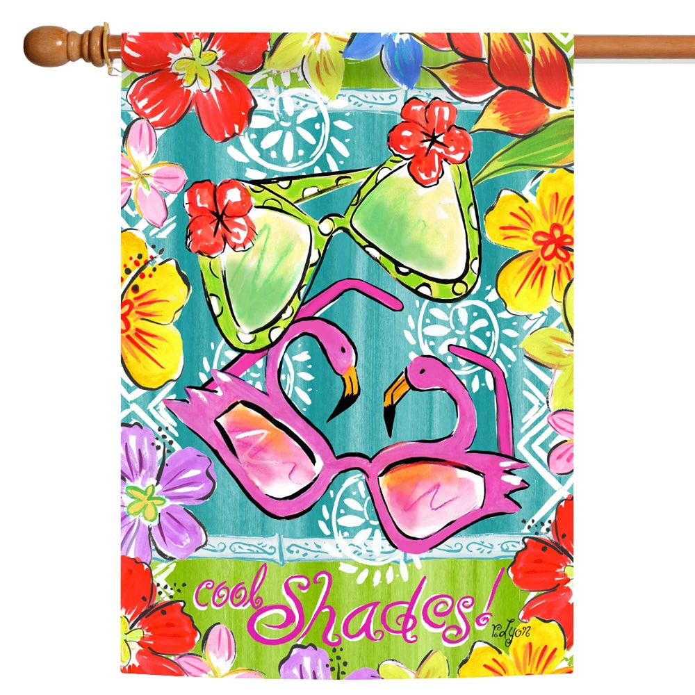 Aloha Sunglasses Decorative Summer Flag