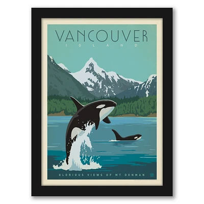 Canada Vancouver Island Orcas by Anderson Design Group Frame  - Americanflat