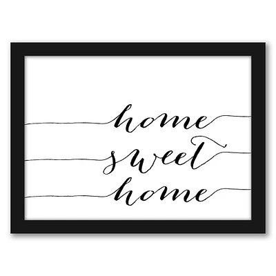 Home Sweet Home Black by Amy Brinkman Frame  - Americanflat