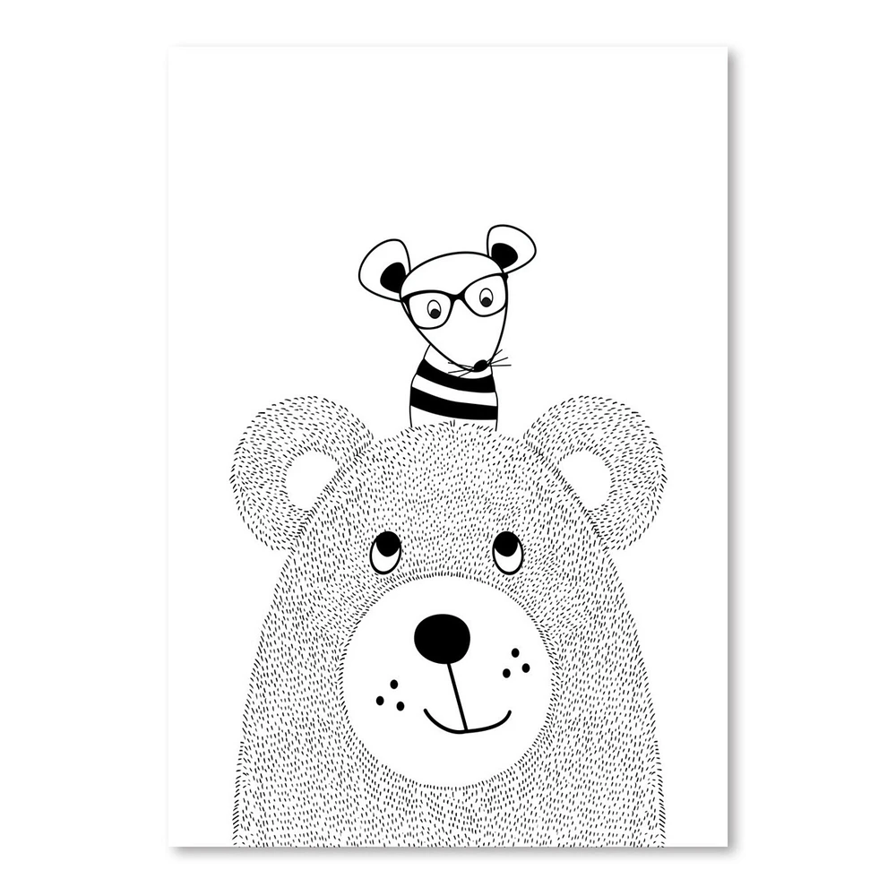 Bearmouse by Nanamia Design  Poster Art Print - Americanflat