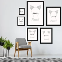 Meow by Peach & Gold Frame  - Americanflat