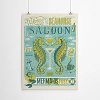 Cc Seahorse Saloon by Anderson Design Group  Poster Art Print - Americanflat