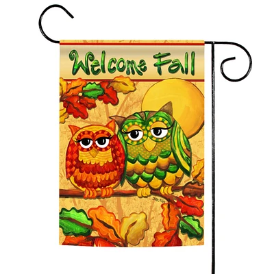 Fall Owls Decorative Fall Flag