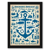 Cc Anchor Pattern by Anderson Design Group Frame  - Americanflat