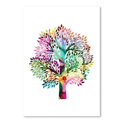 Watercolor Tree by Lisa Nohren  Poster Art Print - Americanflat
