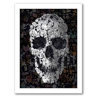 Doodle Skull by Ali Gulec Frame  - Americanflat