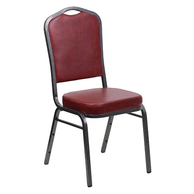 Emma and Oliver Crown Back Stacking Banquet Dining Chair