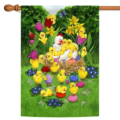 Easter Chicks Decorative Easter Flag