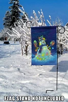 Glowman Snowman Decorative Winter Flag