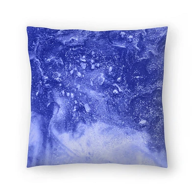 Blue Glitter by Ashley Camille Americanflat Decorative Pillow