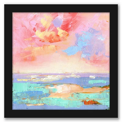 Abstract Seascape by Mary Kemp Frame  - Americanflat