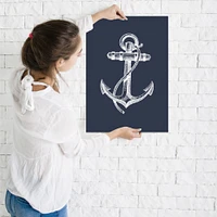 Navy Anchor by Coastal Print & Design  Poster Art Print - Americanflat