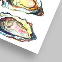 3 Oyster Shells by T.J. Heiser  Poster Art Print - Americanflat