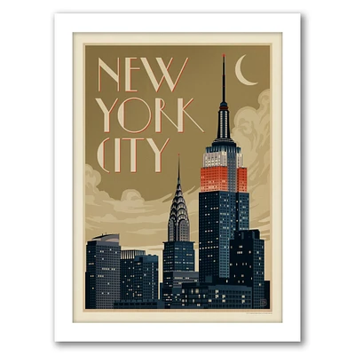 Nyc Deco Skyline by Anderson Design Group Frame  - Americanflat