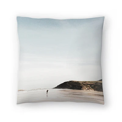 Minimalist Beach Photo Throw Pillow Americanflat Decorative Pillow