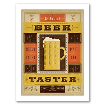 Beer Taster by Anderson Design Group Black Framed Print - Americanflat